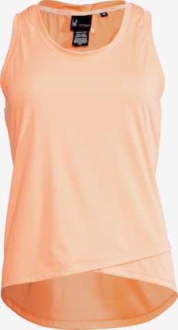 oranžinė Spyder Sportiniai marškinėliai be rankovių: priekis