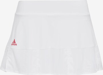 ADIDAS SPORTSWEAR Athletic Skorts in White: front