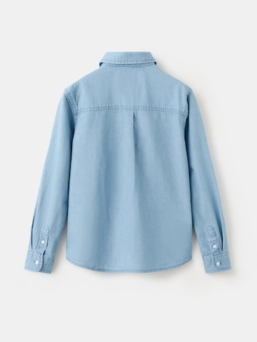 MANGO KIDS Regular Fit Hemd 'PACIFIC' in Blau