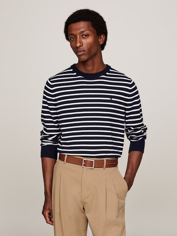 Pull-over TOMMY HILFIGER en bleu : devant