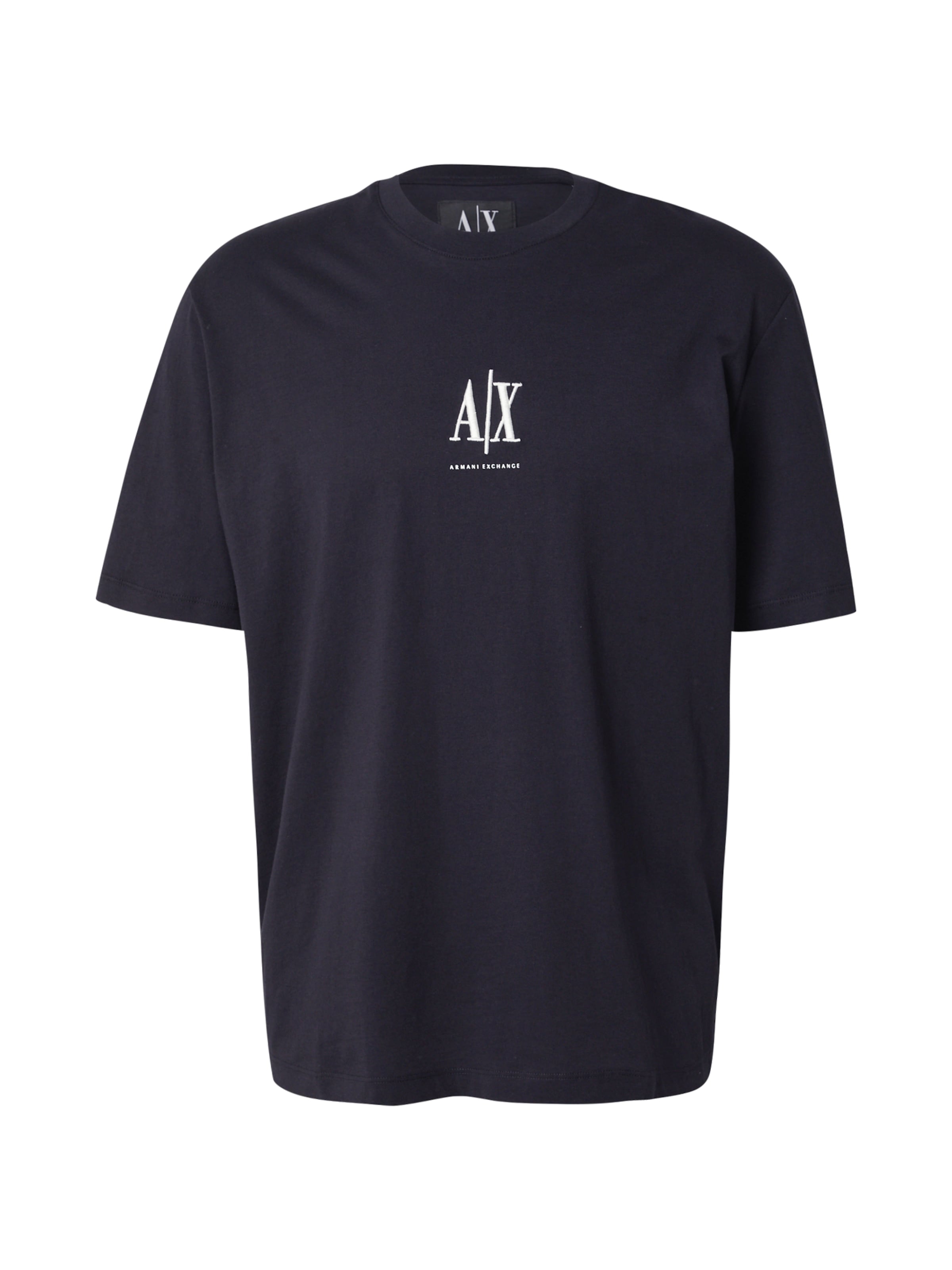 Tricou de la ARMANI EXCHANGE pe albastru: față