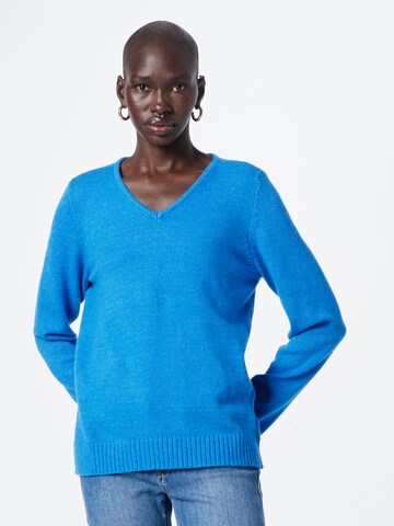 VILA Sweter 'Ril' w kolorze niebieski: przód