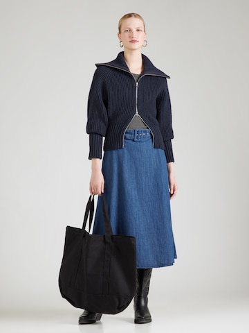 Jupe MORE & MORE en bleu