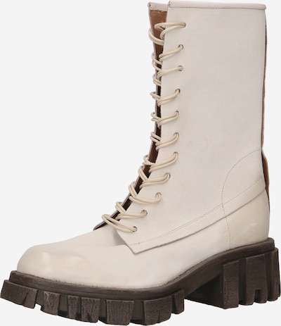 A.S.98 Bottes à lacets 'HELL' en blanc, Vue avec produit