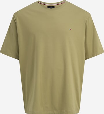 Tricou de la Tommy Hilfiger Big & Tall pe verde: față