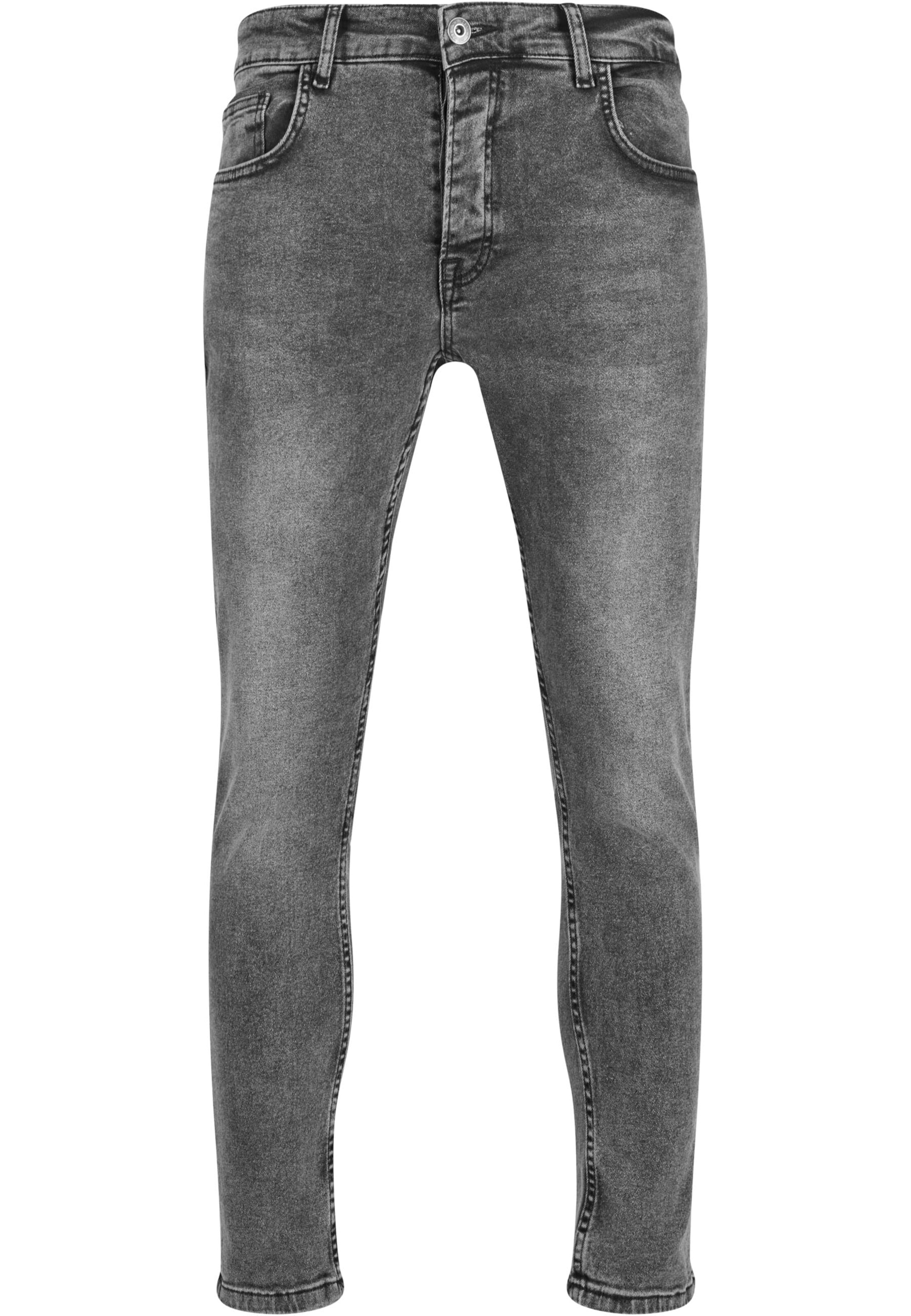 2Y Premium Regular Jeans in Grey: front