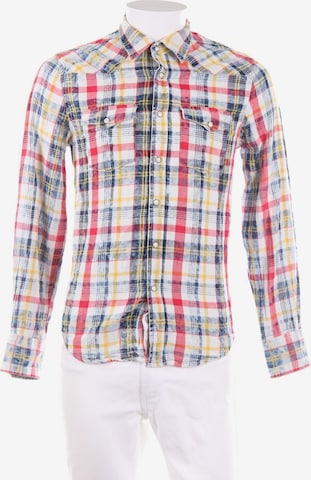 SMOG Co. Button Up Shirt in S in Blue: front