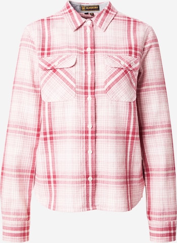 Superdry & Co Blus i vit: framsida