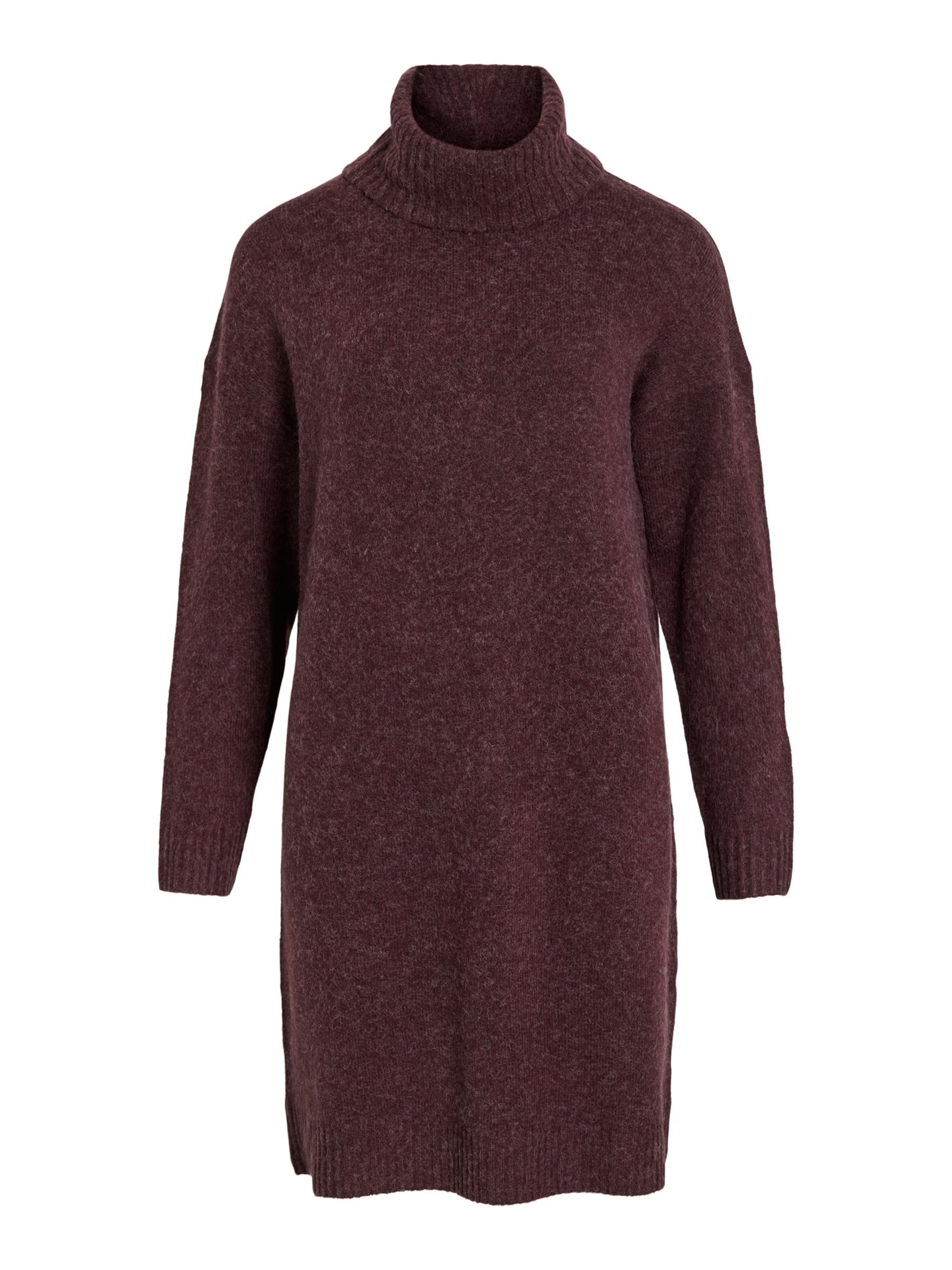 VILA Knit dress in Red: front