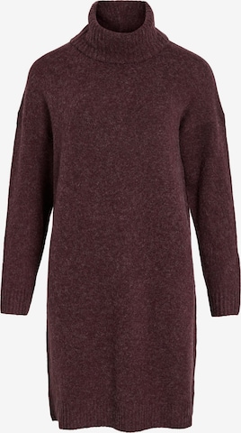 Robes en maille VILA en rouge : devant