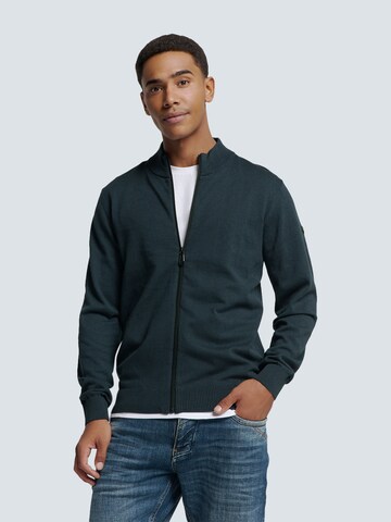 No Excess Knit cardigan in Blue: front