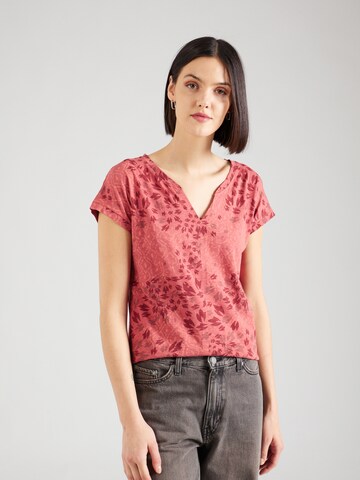 WHITE STUFF T-shirt 'NELLY NOTCH' i rosa: framsida