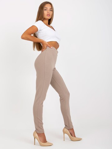 Madnezz House Skinny Leggings in Beige