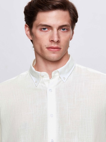 D’S Damat Regular fit Overhemd in Wit