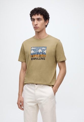 KnowledgeCotton Apparel Póló - barna