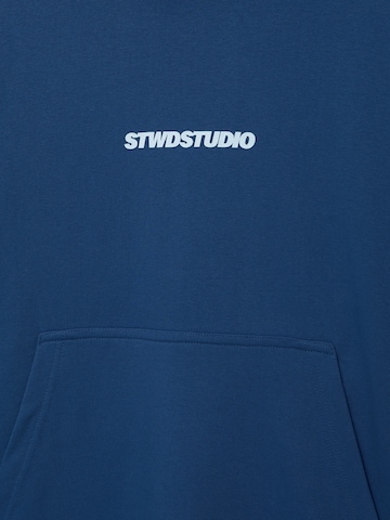 Sweat-shirt 'STWD STUDIO' Pull&Bear en bleu