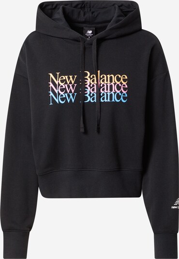 new balance Sweatshirt in Light blue / Apricot / Pink / Black, Item view