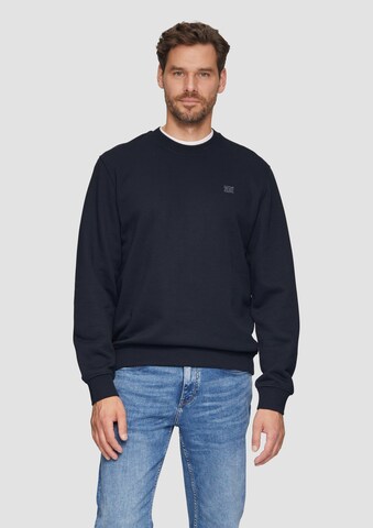 Sweat-shirt s.Oliver en bleu : devant