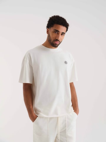 ABOUT YOU x Kevin Trapp - Camiseta 'Quentin' en blanco: frente