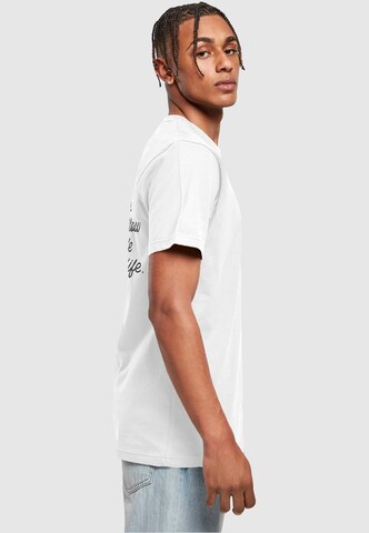 T-Shirt 'Heartbreak' Merchcode en blanc