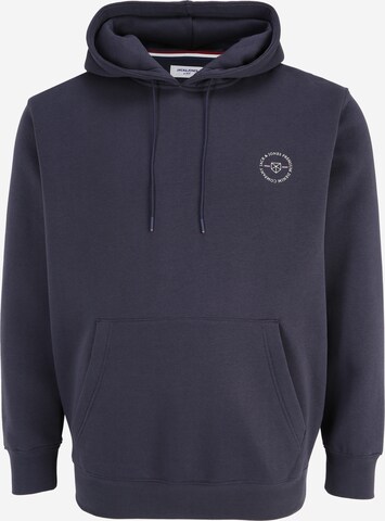 Sweat-shirt Jack & Jones Plus en bleu : devant