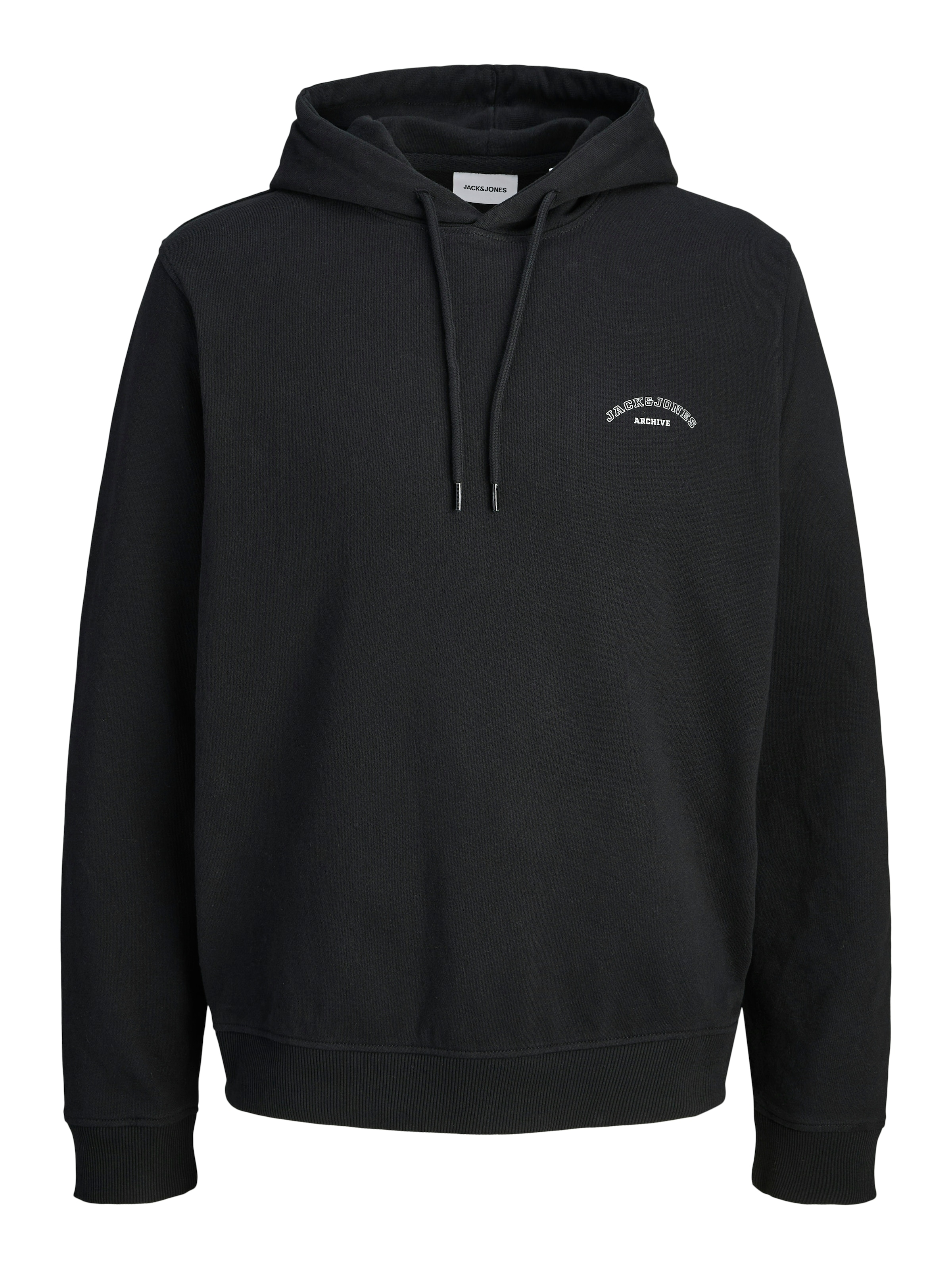 JACK & JONES Sweatshirt in schwarz / weiß, Produktansicht