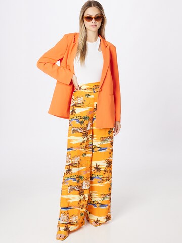 Nasty Gal Wide Leg Hose in Orange