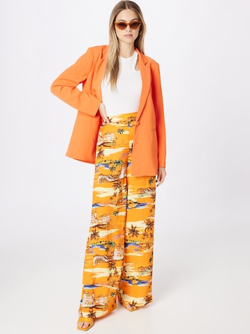 Nasty Gal Wide Leg Hose in Orange