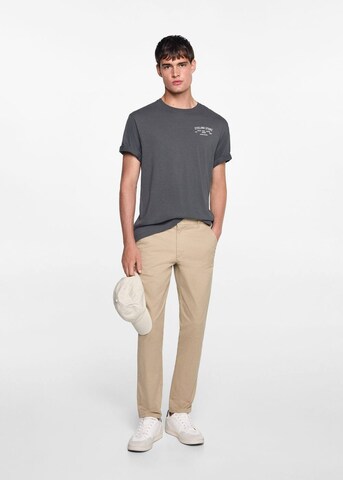 MANGO TEEN Regular Hose 'Chino' in Beige