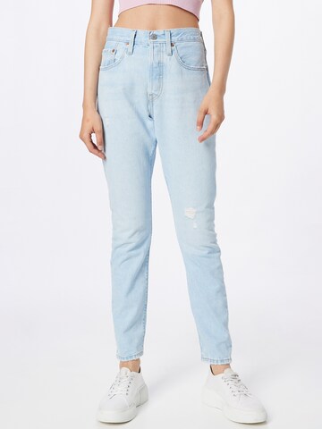 LEVI'S ® Skinny Jeans '501 Skinny' in Blauw: voorkant