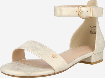 Sandale de la s.Oliver pe auriu: față