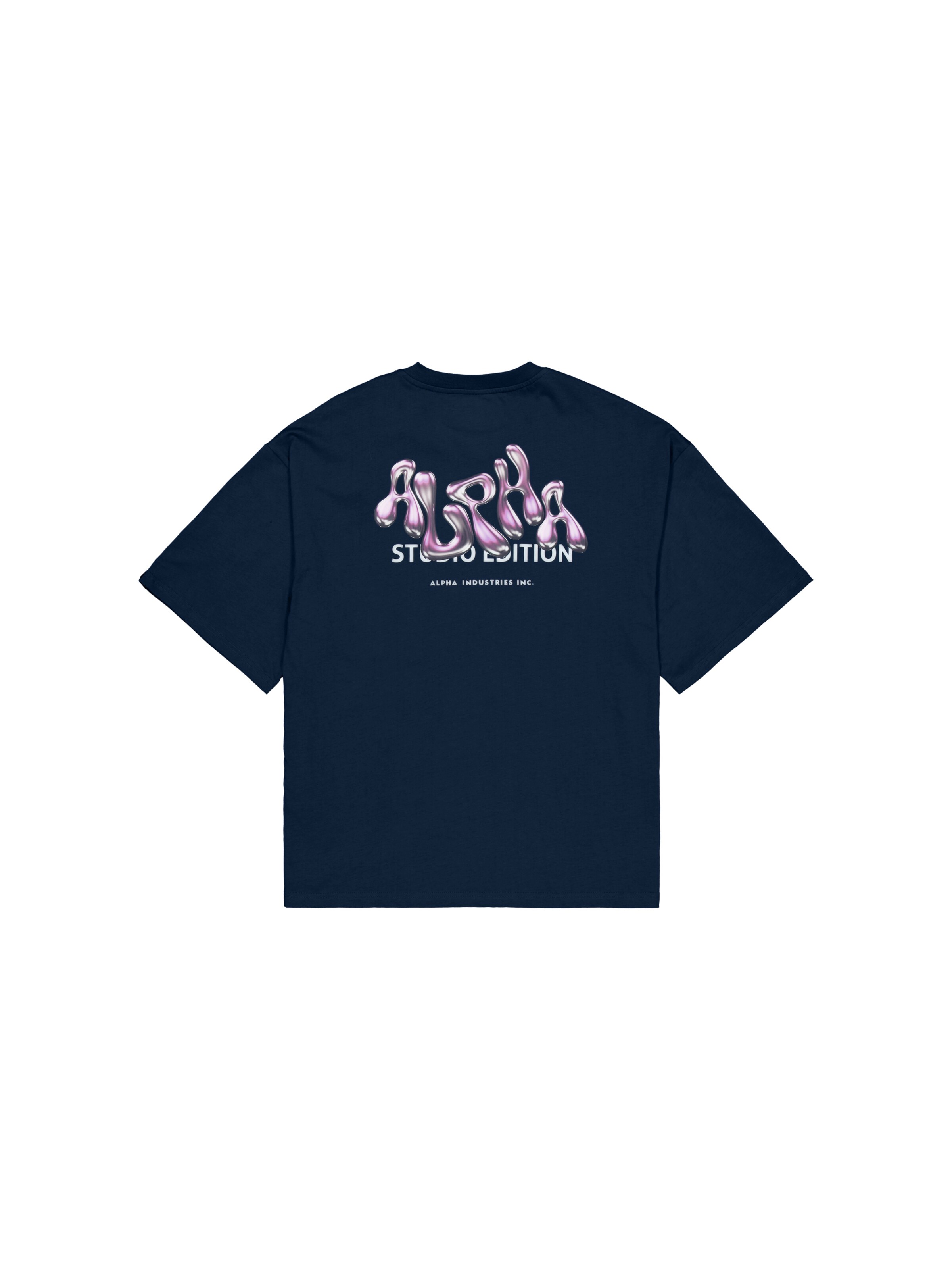 T-Shirt 'Studio Edition' ALPHA INDUSTRIES en bleu