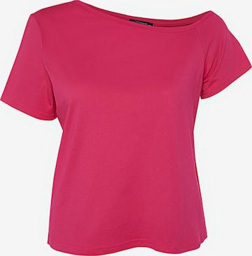 Trendyol Curve - Camiseta en rosa: frente