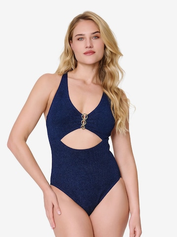 mėlyna LingaDore Biustjė Maudymosi kostiumėlis: priekis