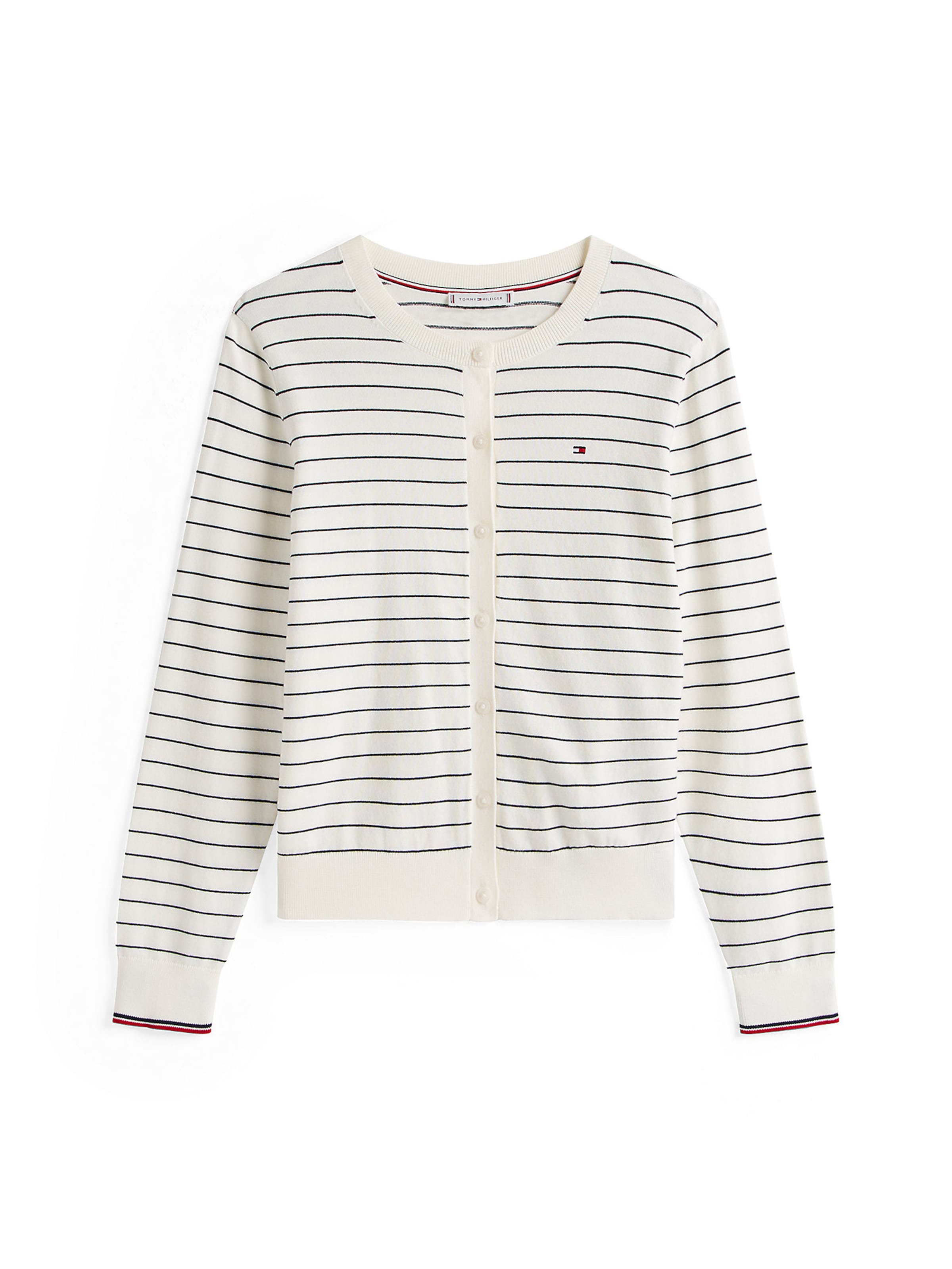 TOMMY HILFIGER Strickjacke in Blau: Vorderseite