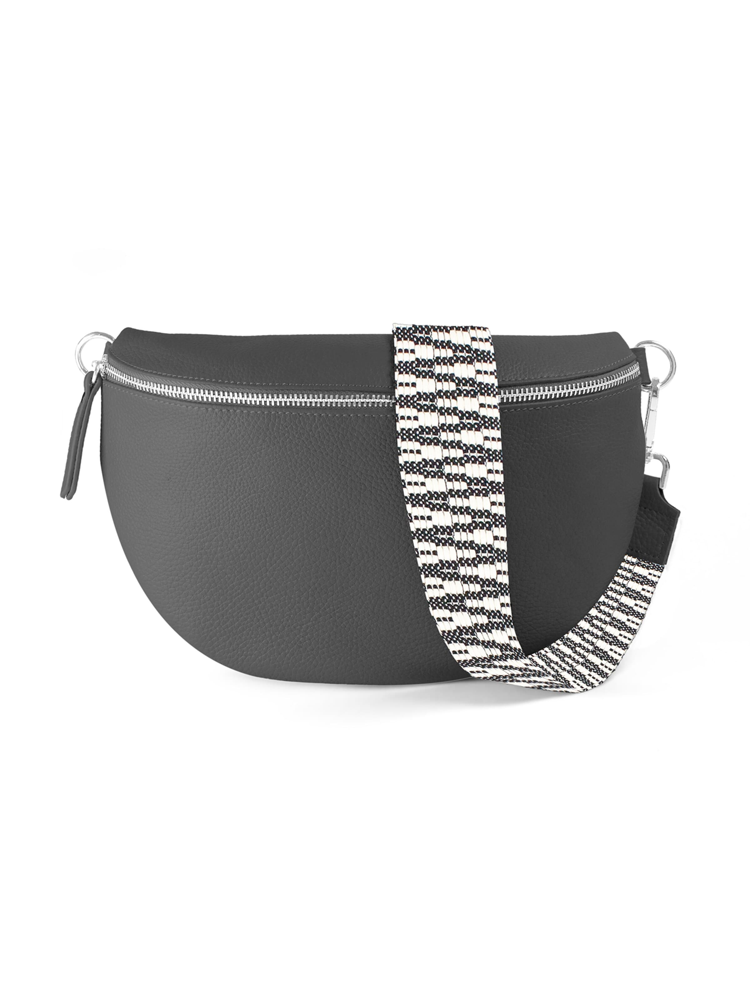 lePelou Fanny Pack 'MIRA large' in Grey: front