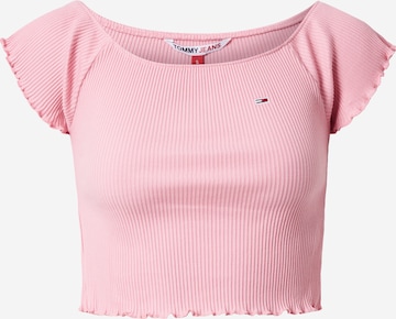 Tommy Jeans T-Shirt in Pink: predná strana