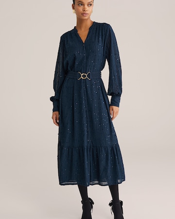 WE Fashion Dress in Blue: front