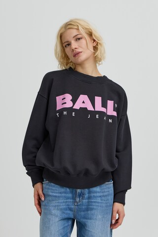 Ball Sweatshirt 'Simona' i sort: forside
