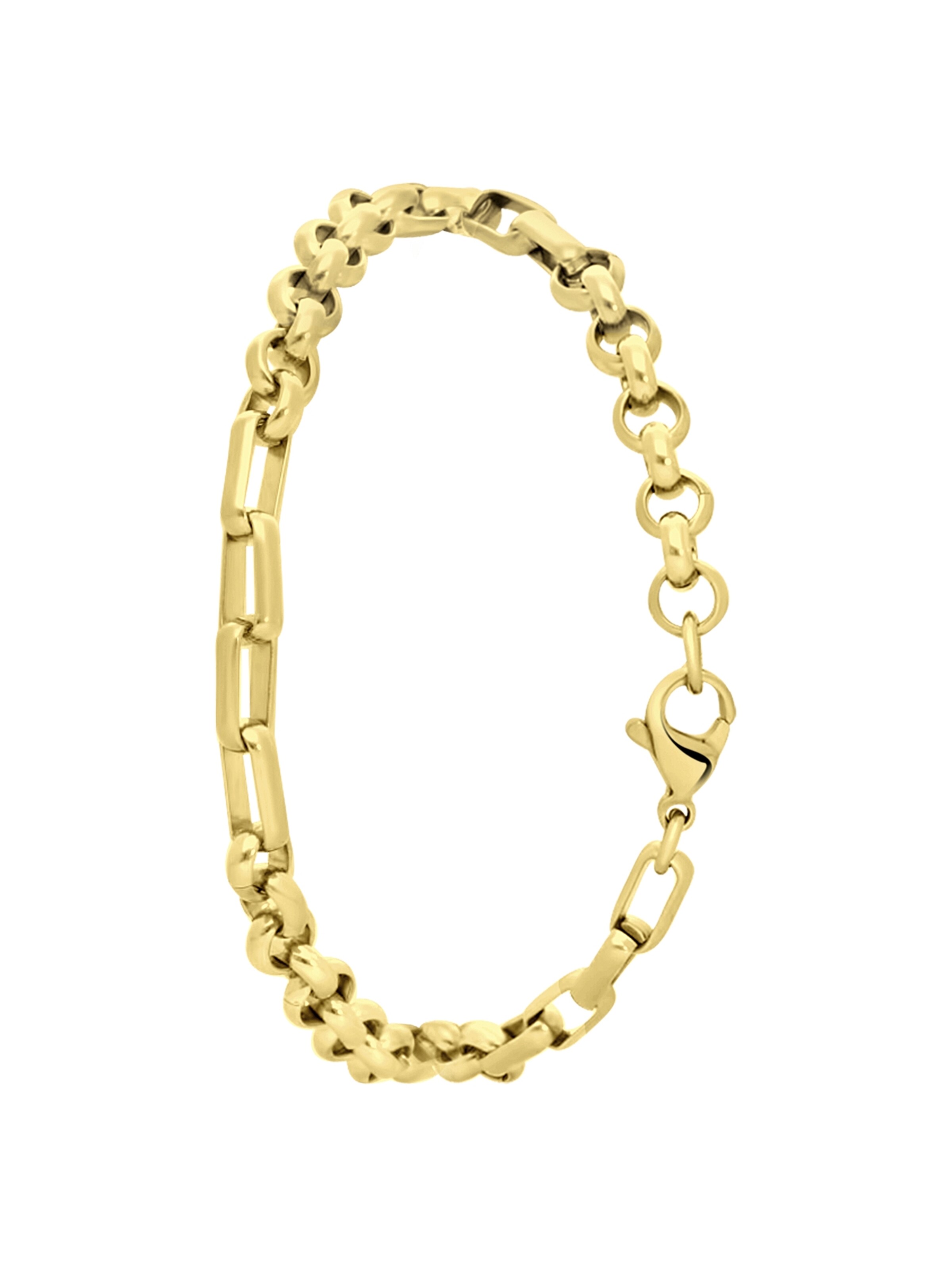 Lucardi Armband in Gold: Vorderseite