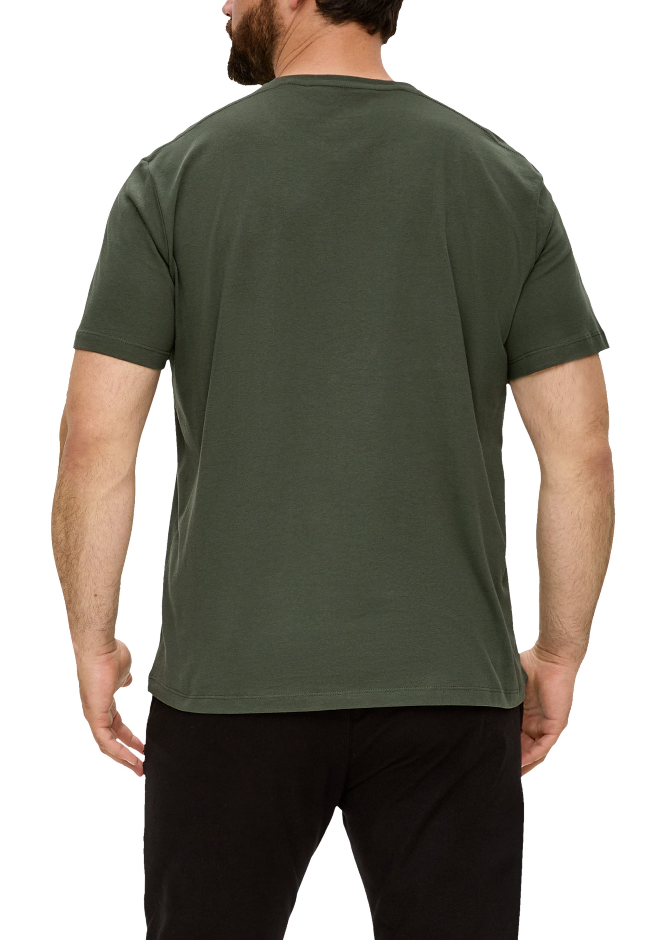 s.Oliver Men Big Sizes Футболка в Зеленый