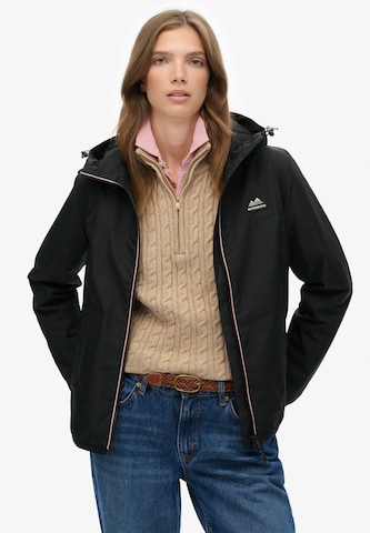 Veste mi-saison Superdry en noir : devant