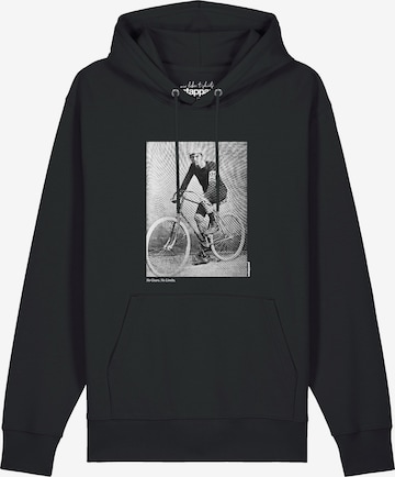 Sweat-shirt 'No Gears No Limits' Watapparel en noir : devant