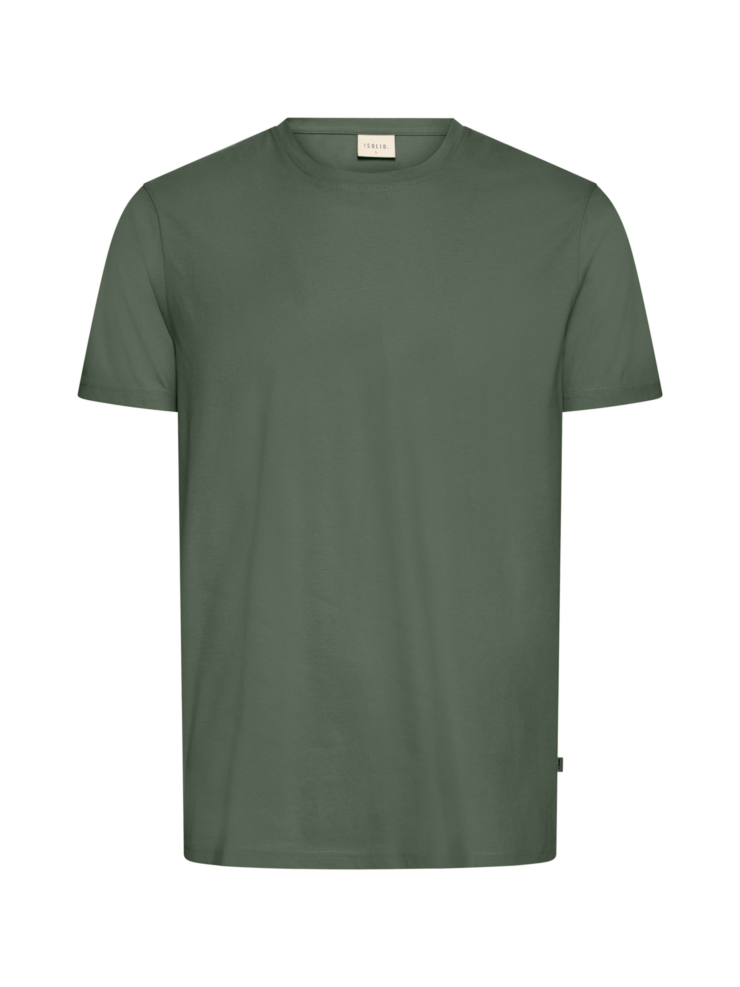 !Solid T-Shirt 'Rock' in Grün: Vorderseite