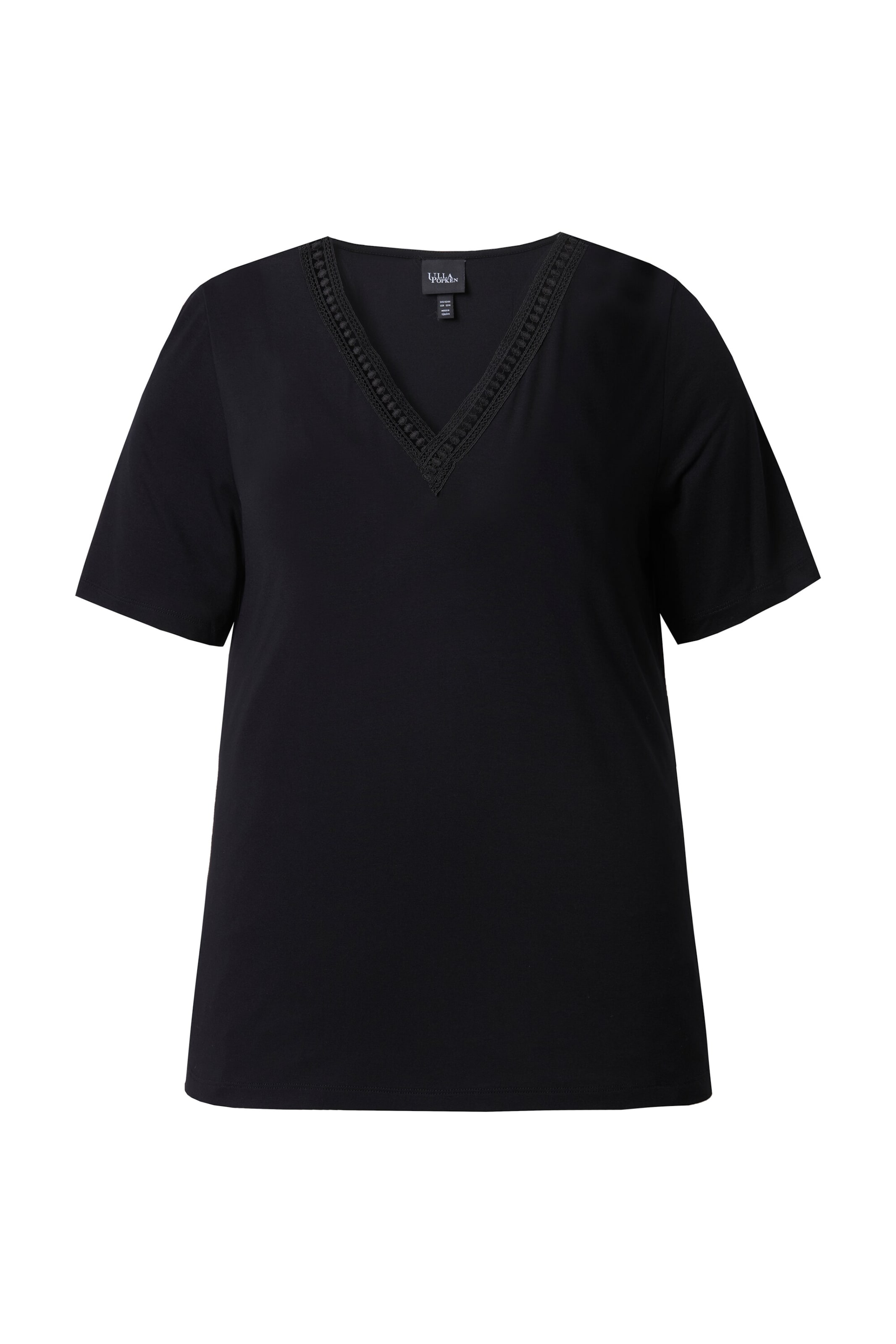 Ulla Popken Shirt in Black: front
