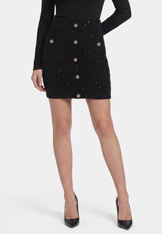 faina Skirt in Black: front