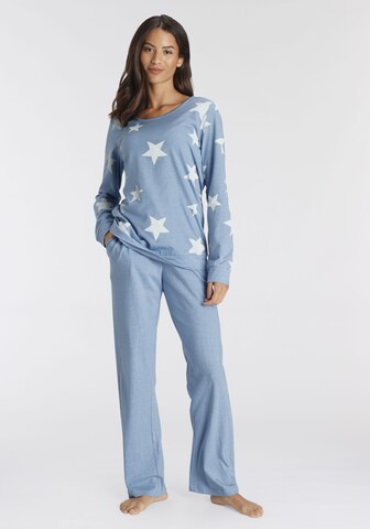 VIVANCE Pyjama 'Dreams' in Blau
