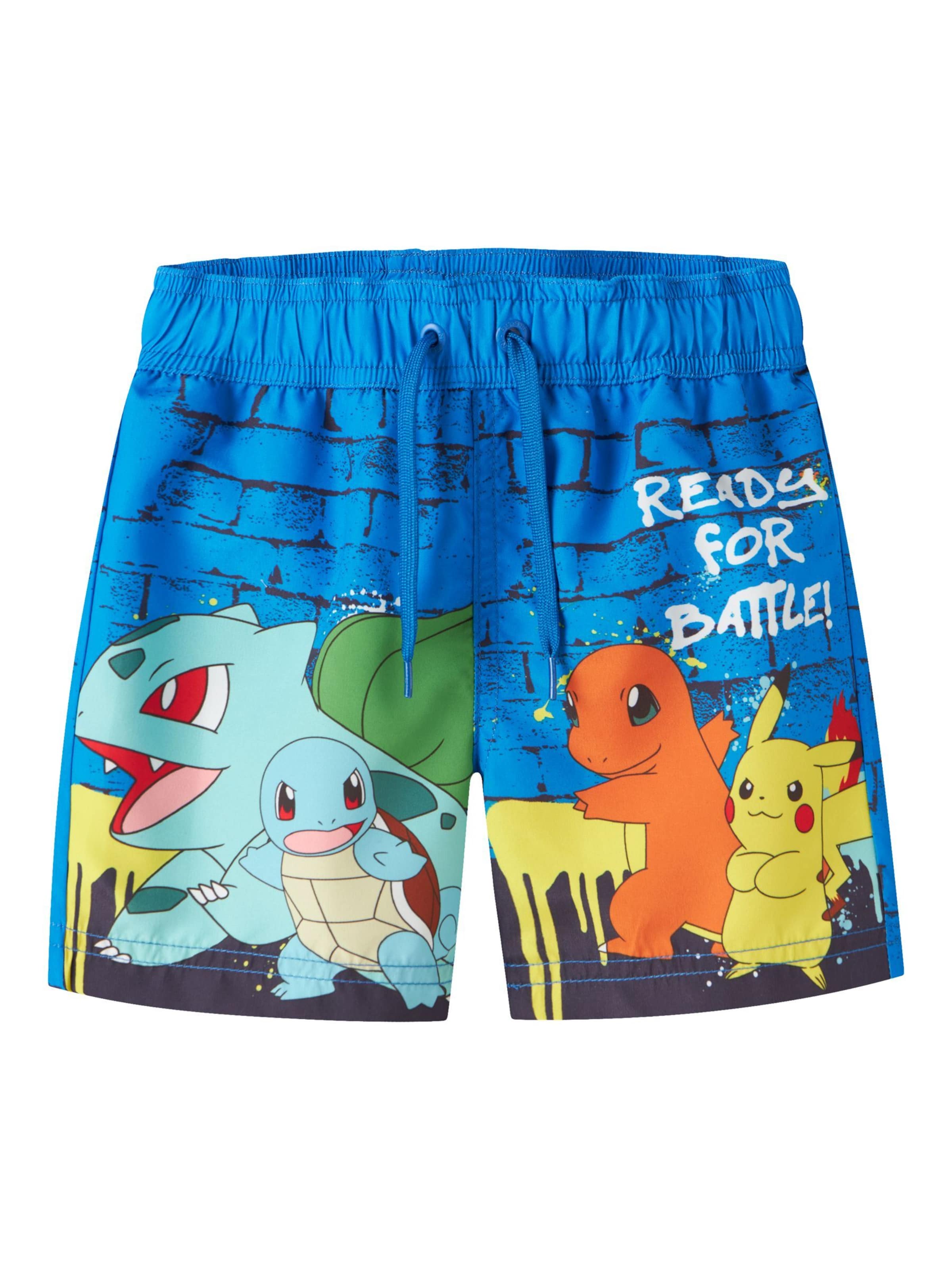 NAME IT Zwemshorts 'Pokémon' in Blauw: voorkant