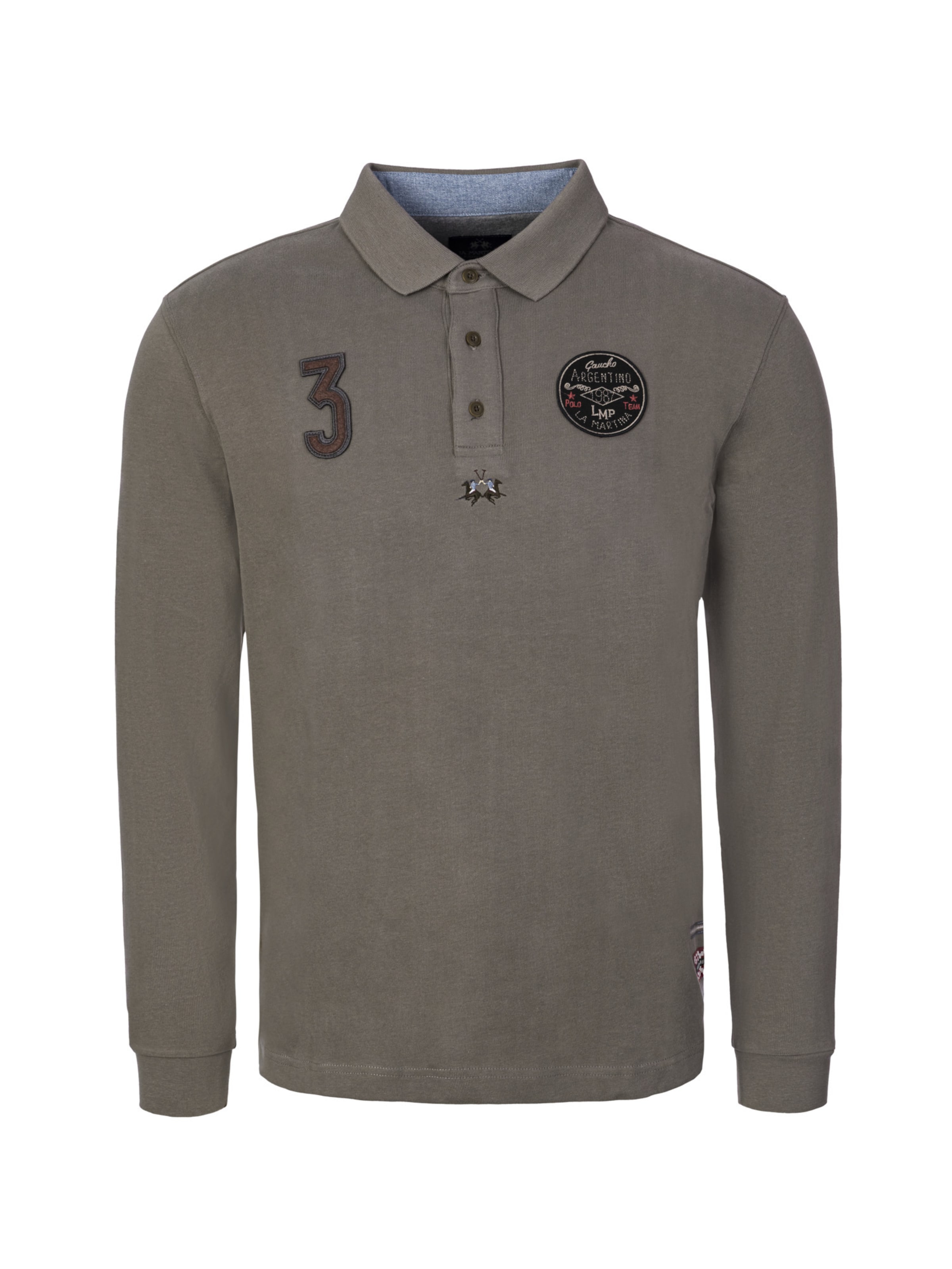 La Martina Shirt ' MBP304 ' in Beige: front