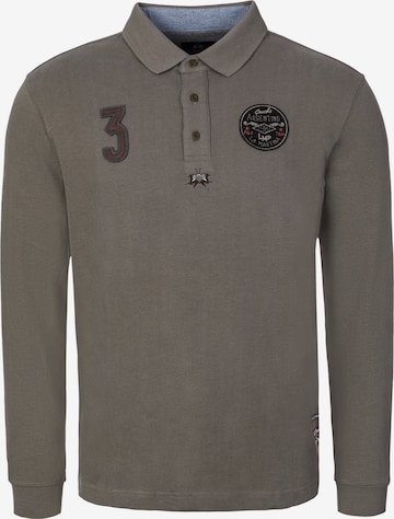 Maglietta ' MBP304 ' di La Martina in beige: frontale